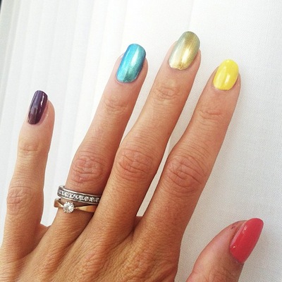 (Emma Green Tregaro/Instagram)  Tregaro, a Swedish high jumper recently painted her nails rainbow colors while competing at the world championships this weekend.  Her and her teammates’ small protest elicited ire from Russian athlete Yelena Isinbayeva, who said Tregaro’s actions were disrespectful to Russia.  Tregaro recently complied with the Swedish track and field federation’s request that she repaint her nails, as political displays are against the rules.