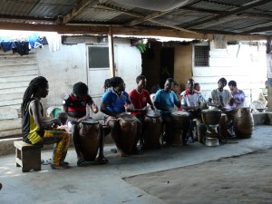 Men Drumming